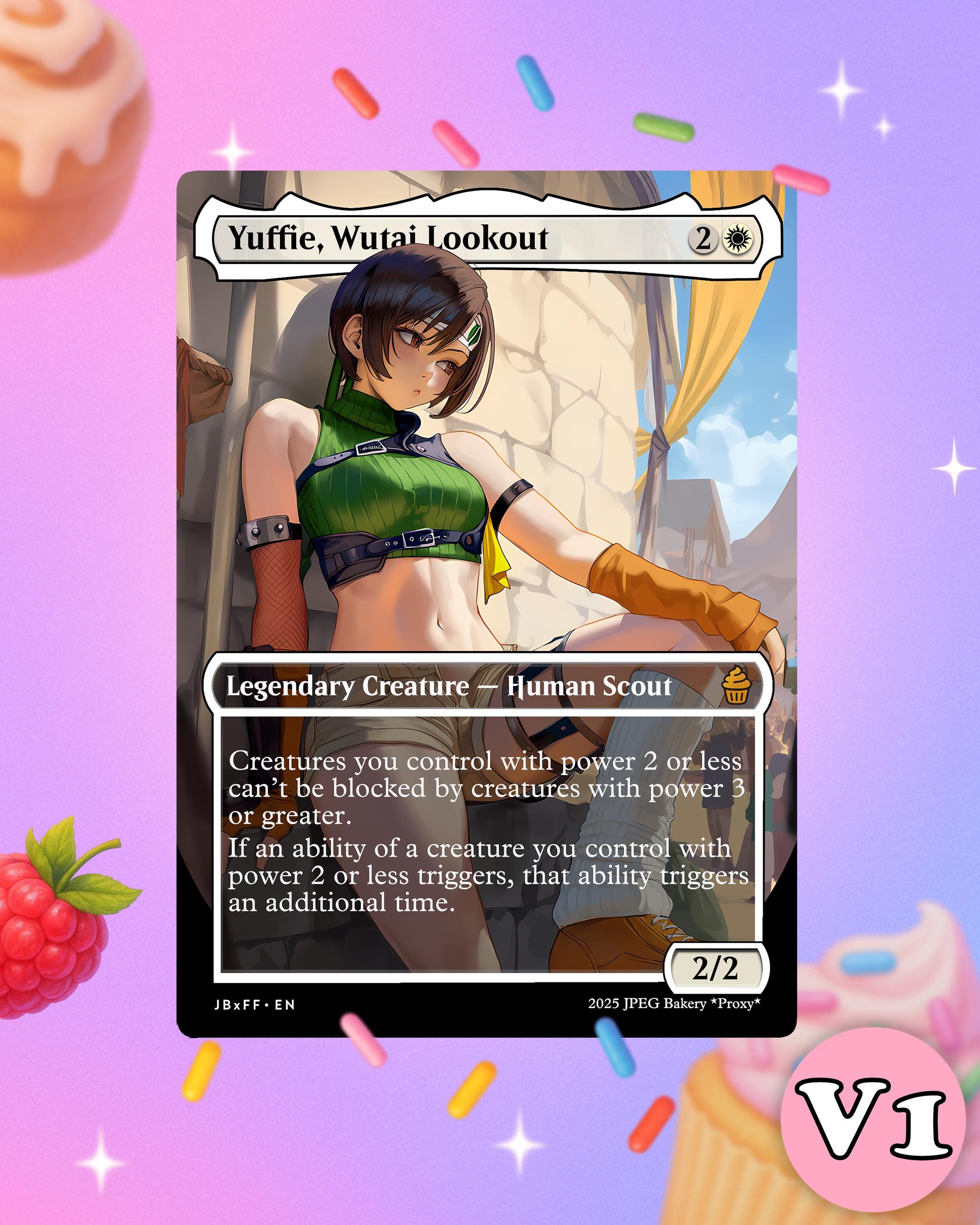 Delney, Streetwise Lookout x Yuffie | MTG x Final Fantasy