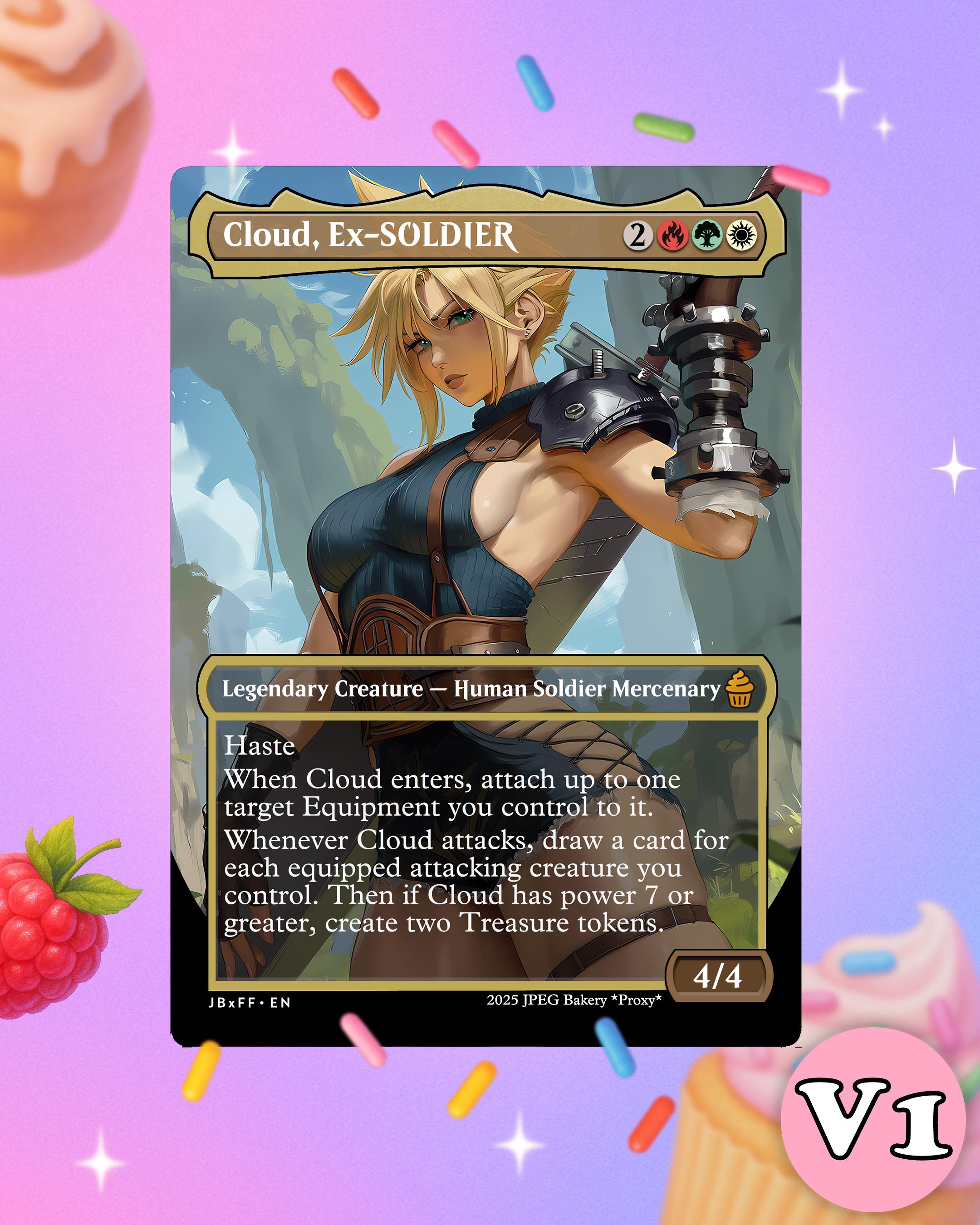 Cloud, EX-Soldier | MTG x Final Fantasy