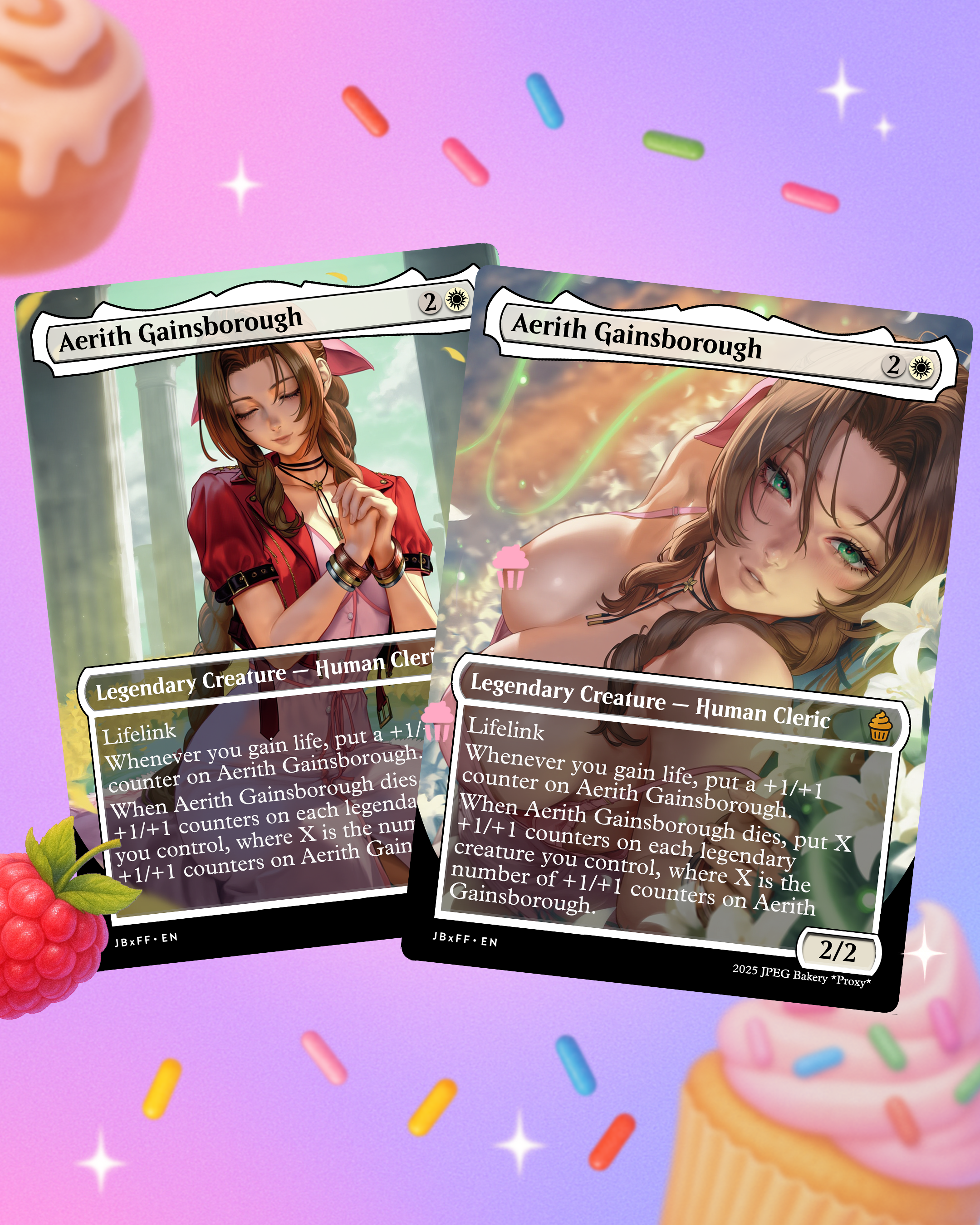 Aerith Gainsborough | Proxy Card | MTG x Final Fantasy Aerith