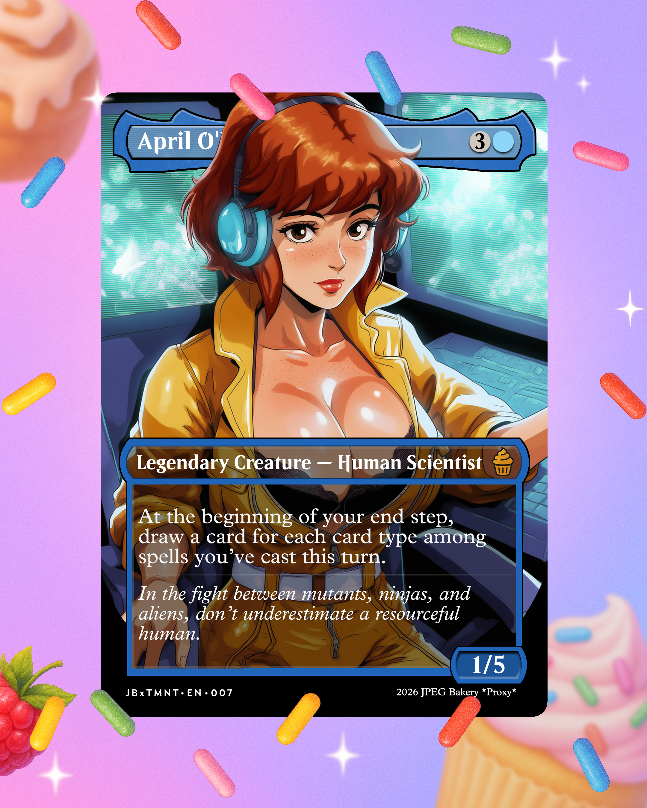April O'Neil, Hacktivist | Double-Sided 🍑
