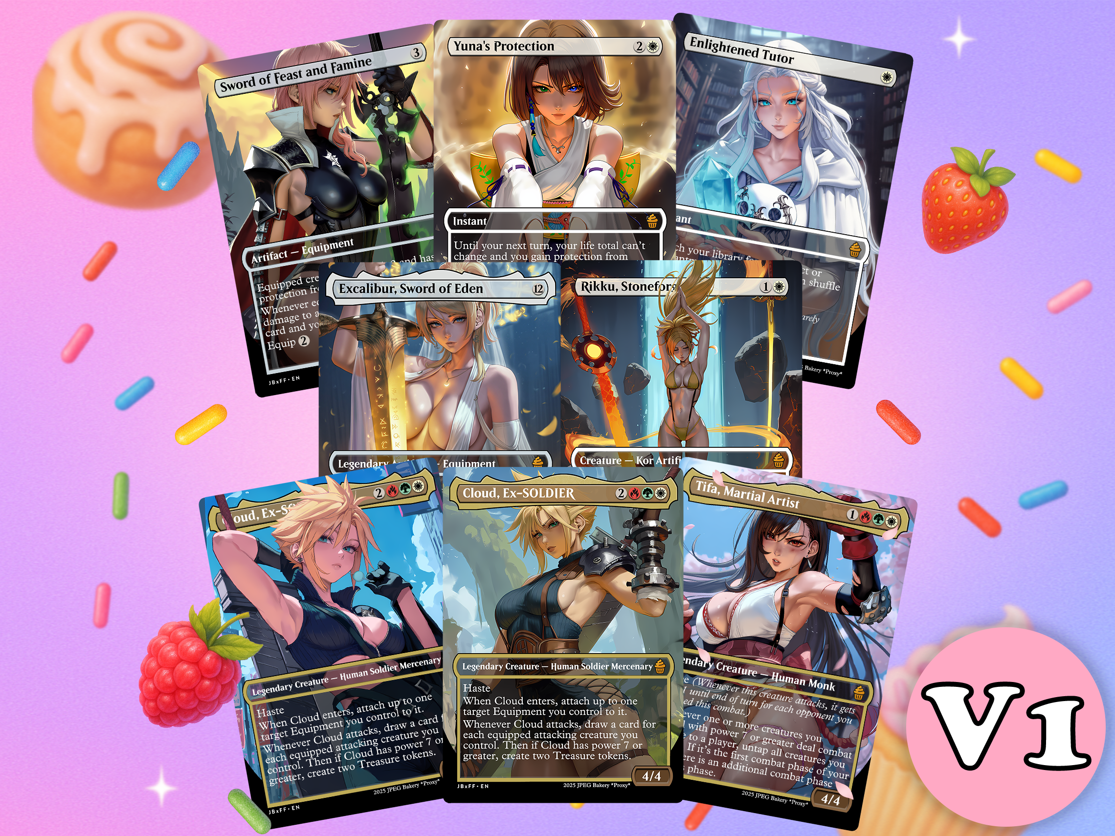 Cloud, Ex-SOLDIER Deck Upgrade Commander | MTG x Final Fantasy
