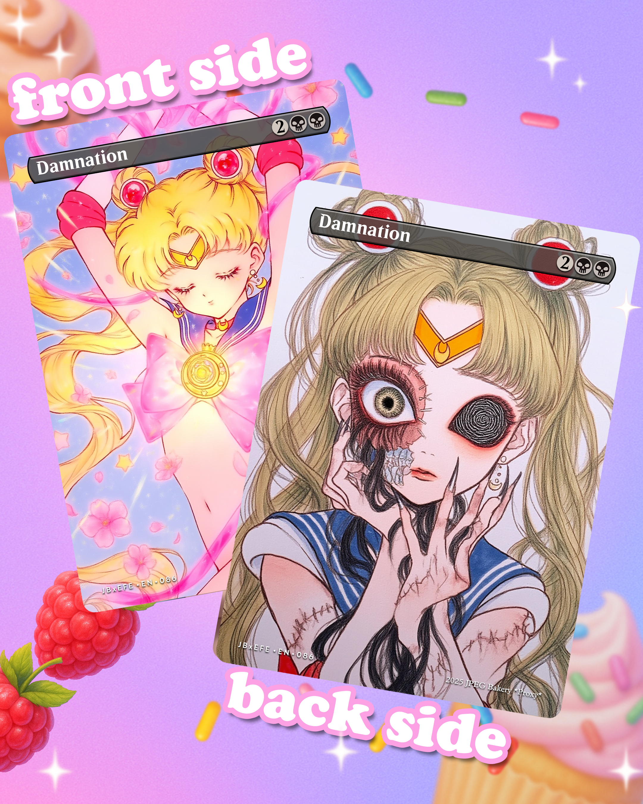 Damnation x Sailor Moon (Double Sided) | EFE Collection