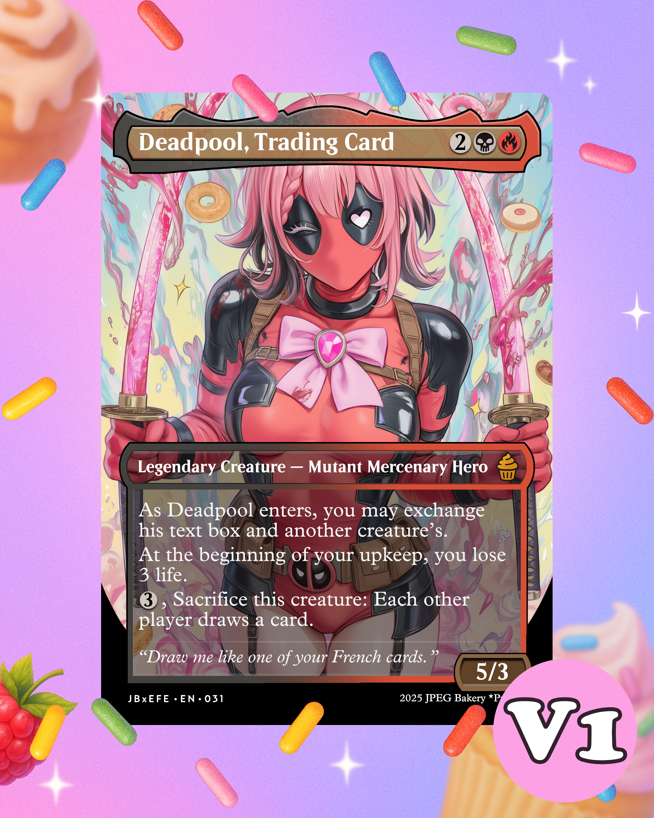 Deadpool, Trading Card | EFE Collection