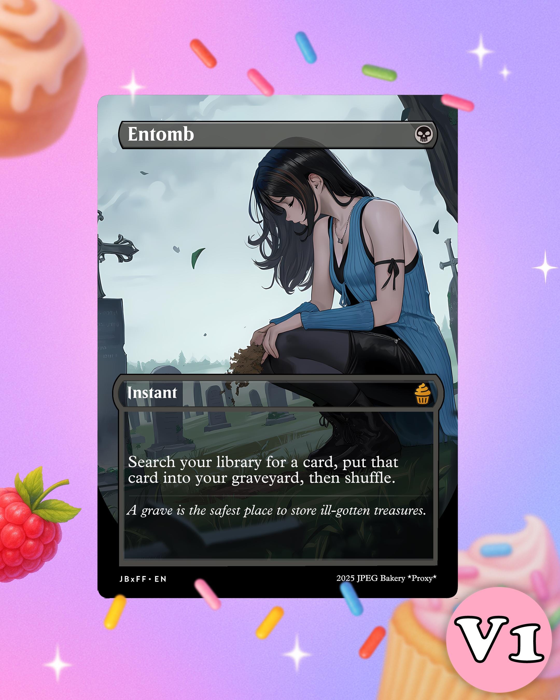 Entomb x Rinoa | MTG x Final Fantasy