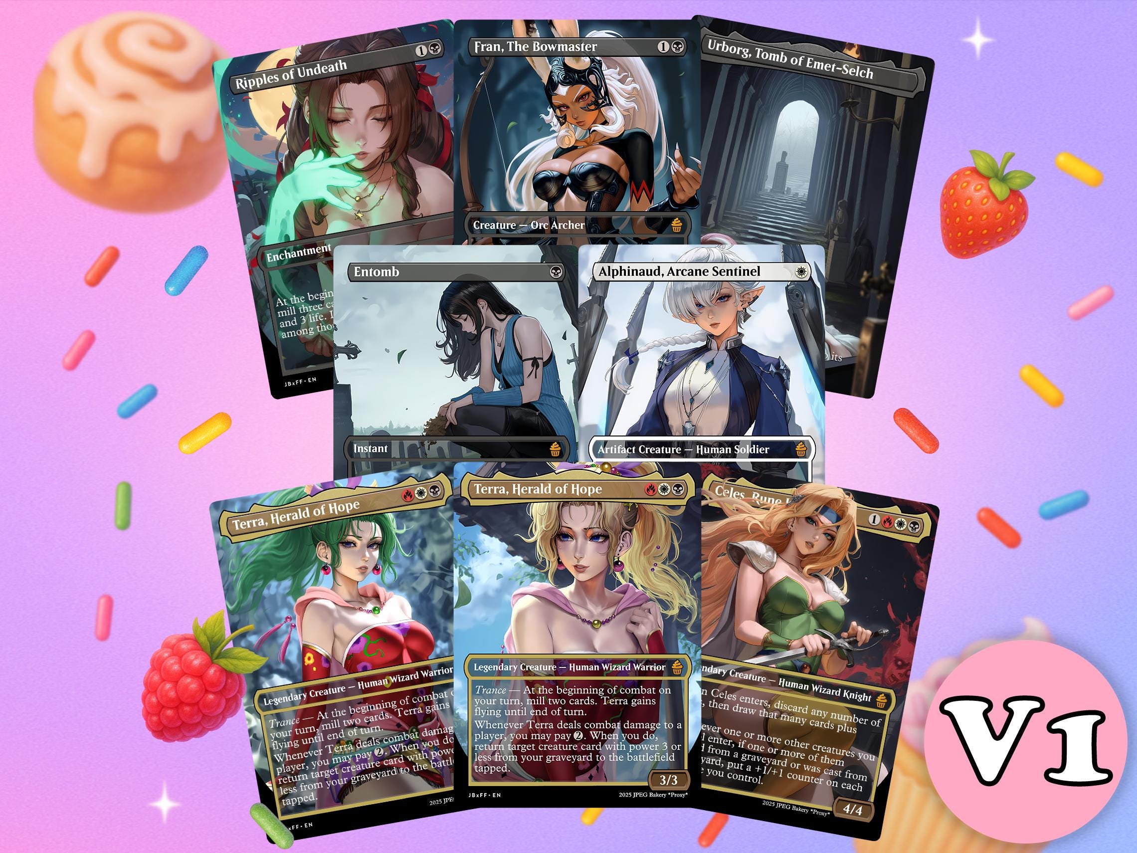 Terra, Herald of Hope Deck Upgrade Commander | MTG x Final Fantasy
