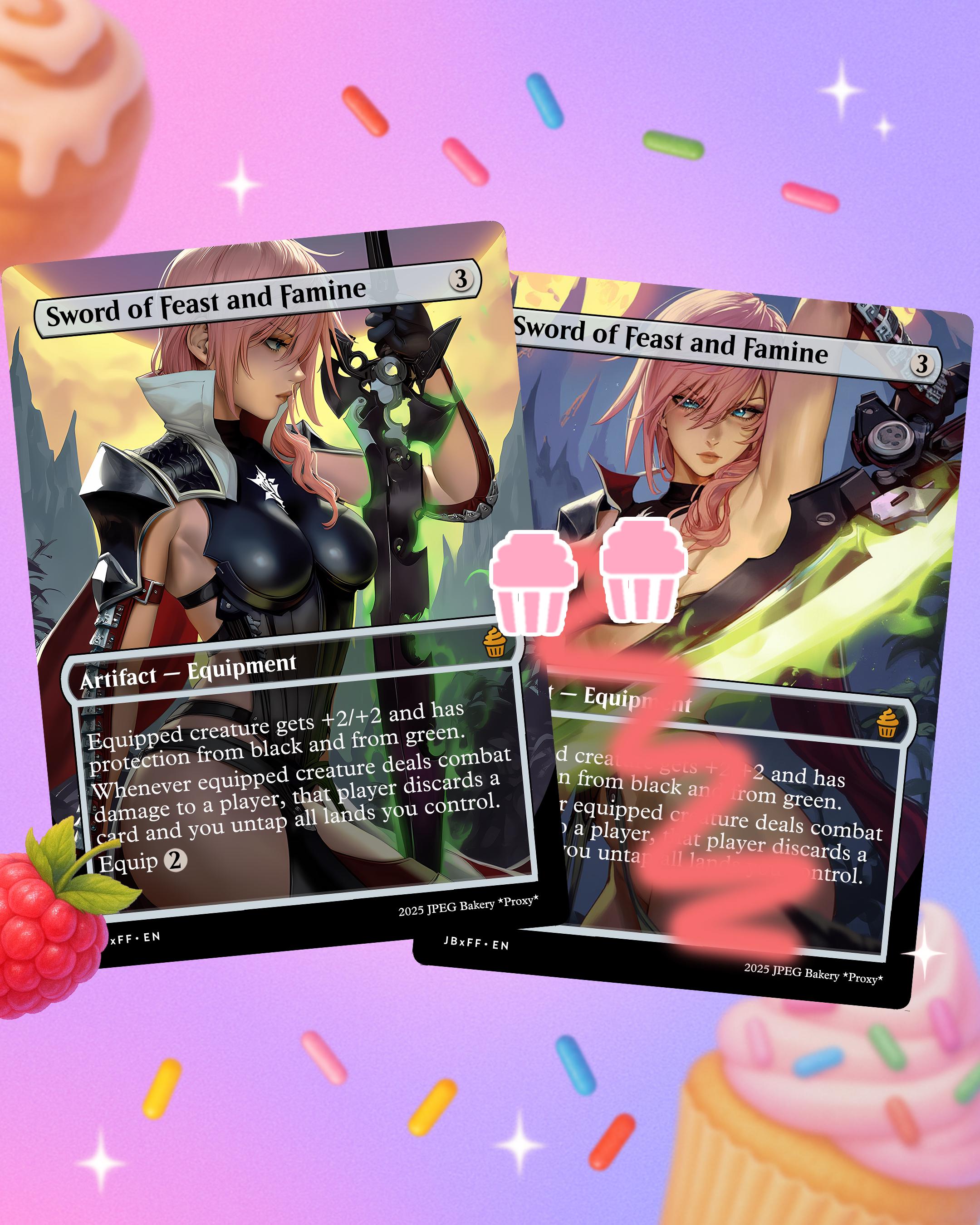 Sword of Feast and Famine x Lightning | MTG x Final Fantasy