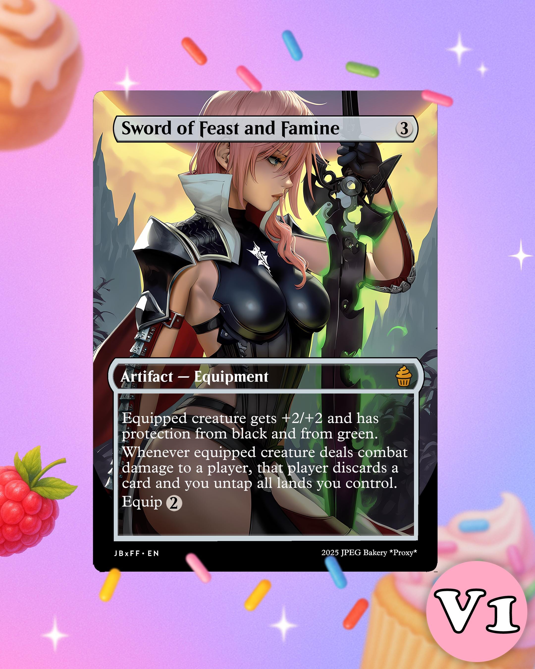 Sword of Feast and Famine x Lightning | MTG x Final Fantasy