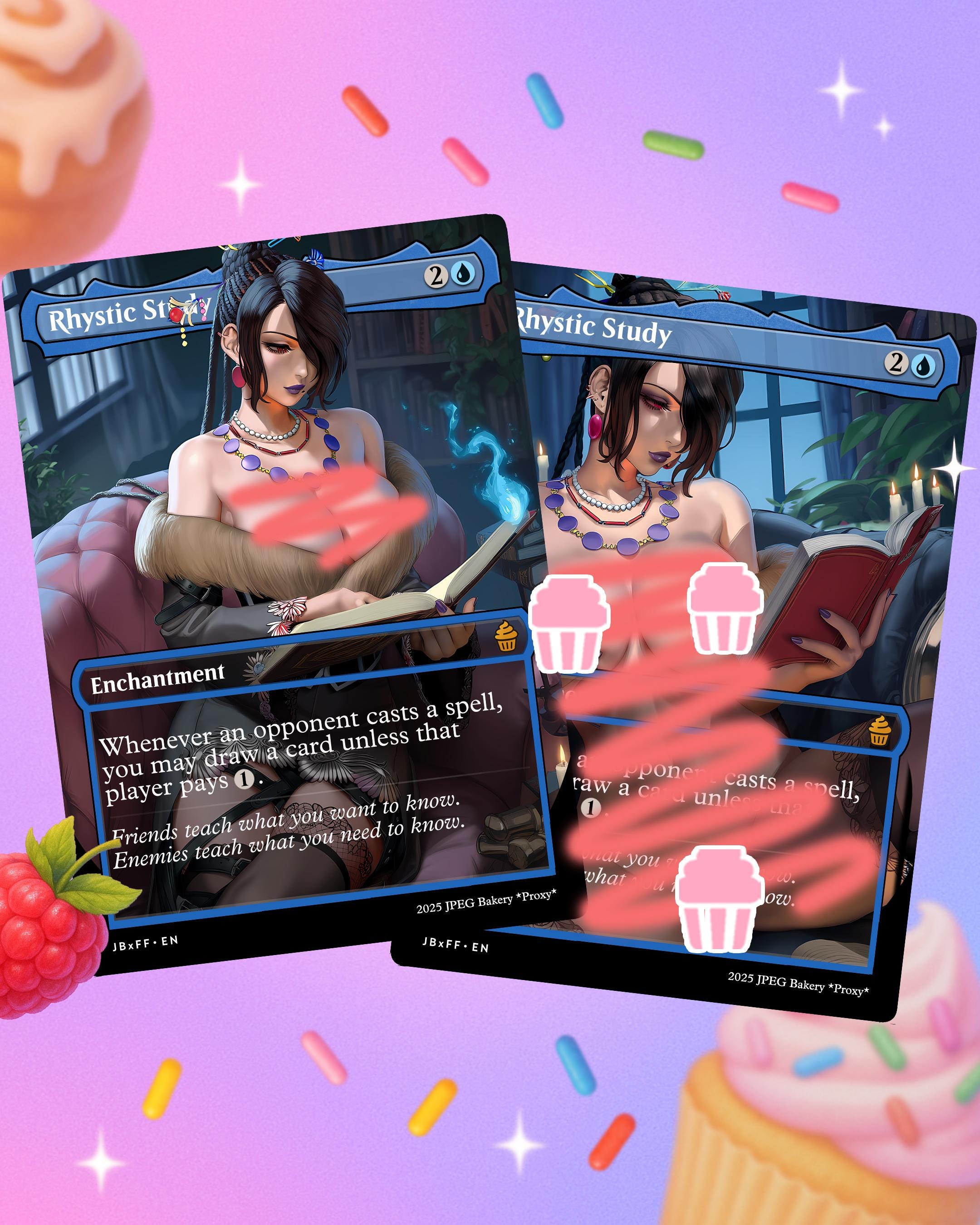 Rhystic Study x Lulu | MTG x Final Fantasy