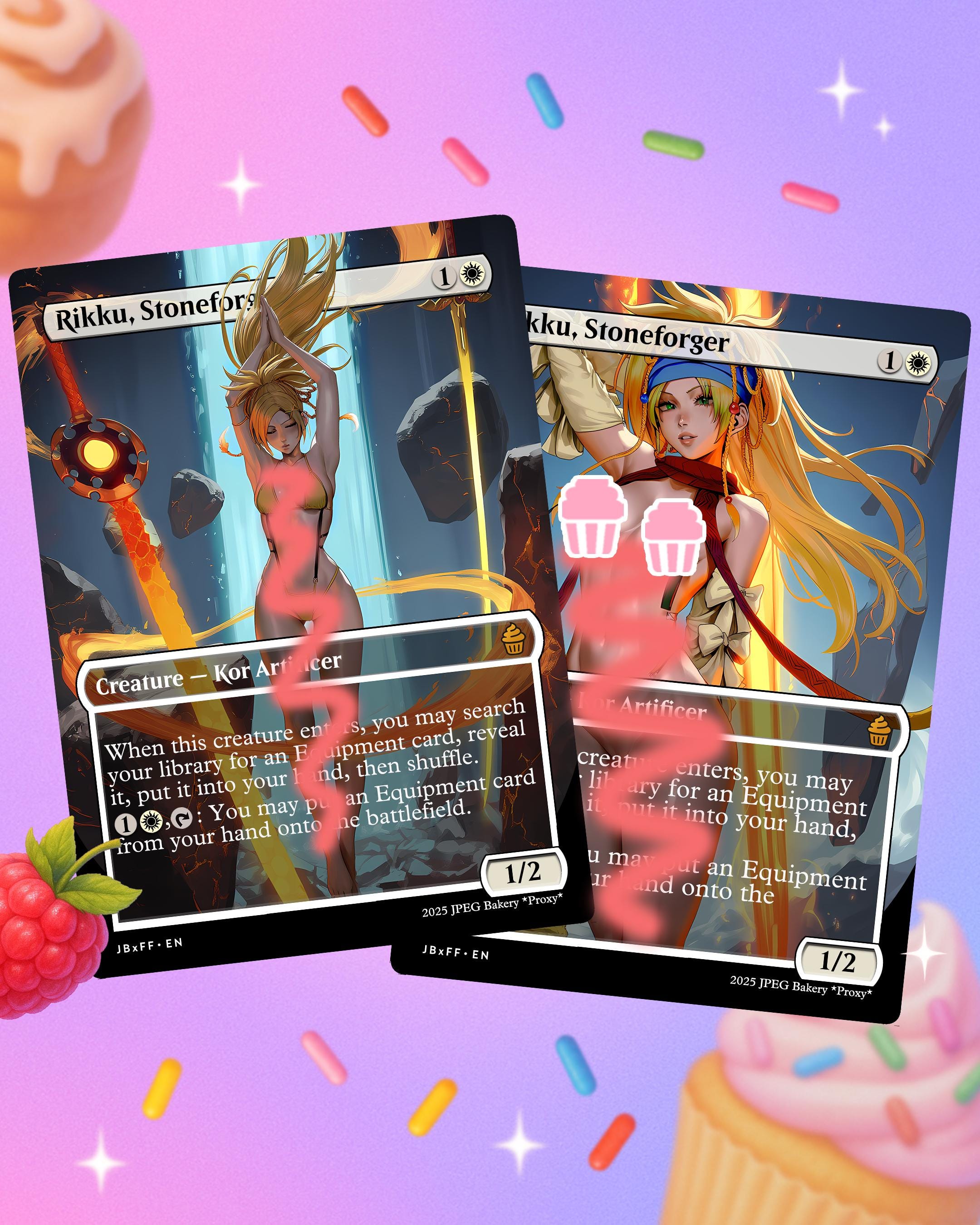 Stoneforge Mystic x Rikku | MTG x Final Fantasy