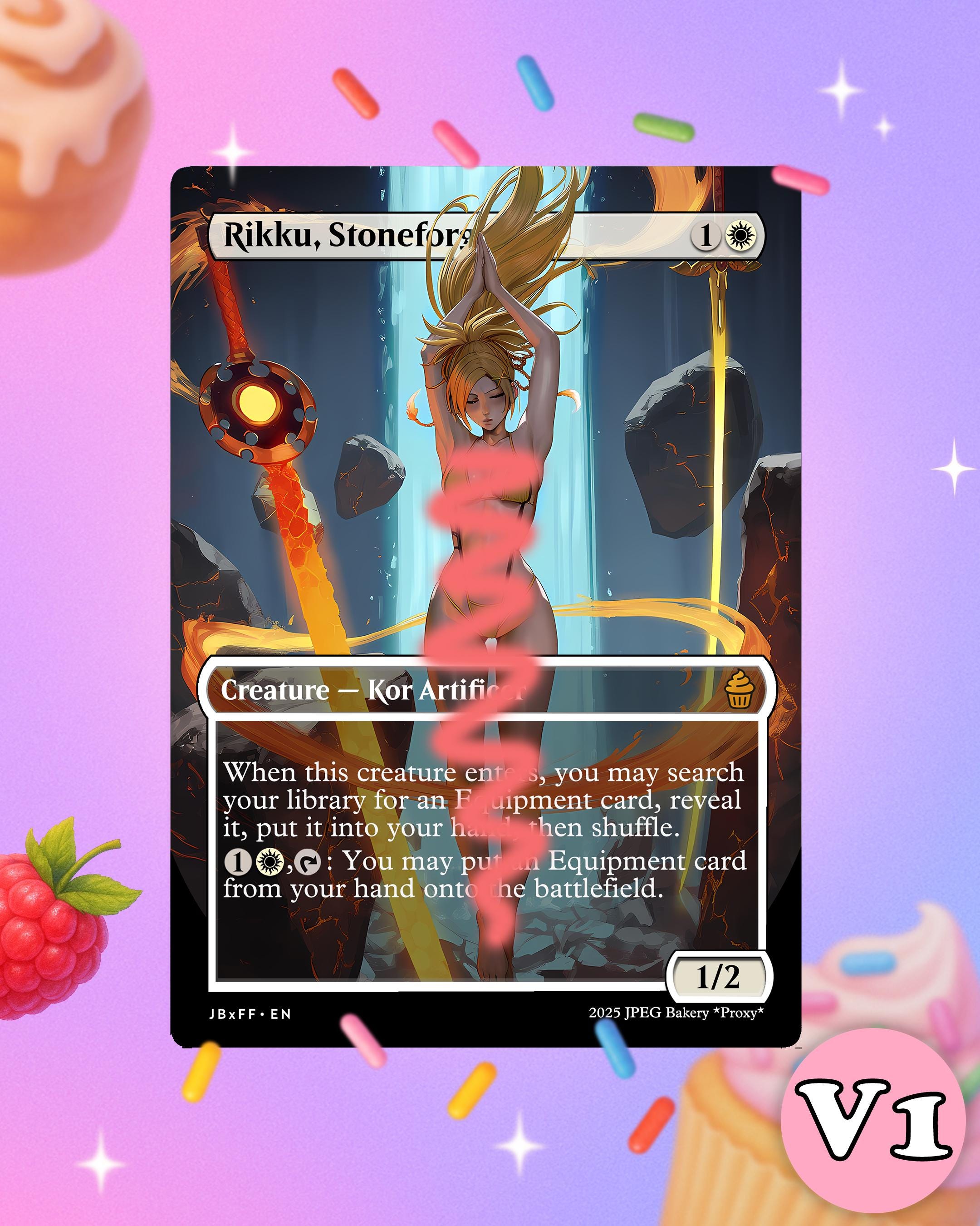 Stoneforge Mystic x Rikku | MTG x Final Fantasy