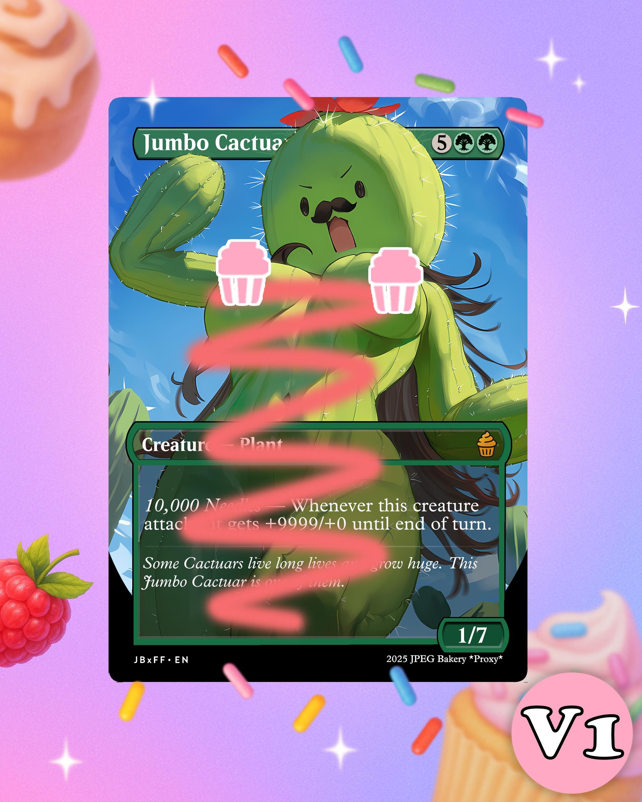 Jumbo Cactuar | MTG x Final Fantasy