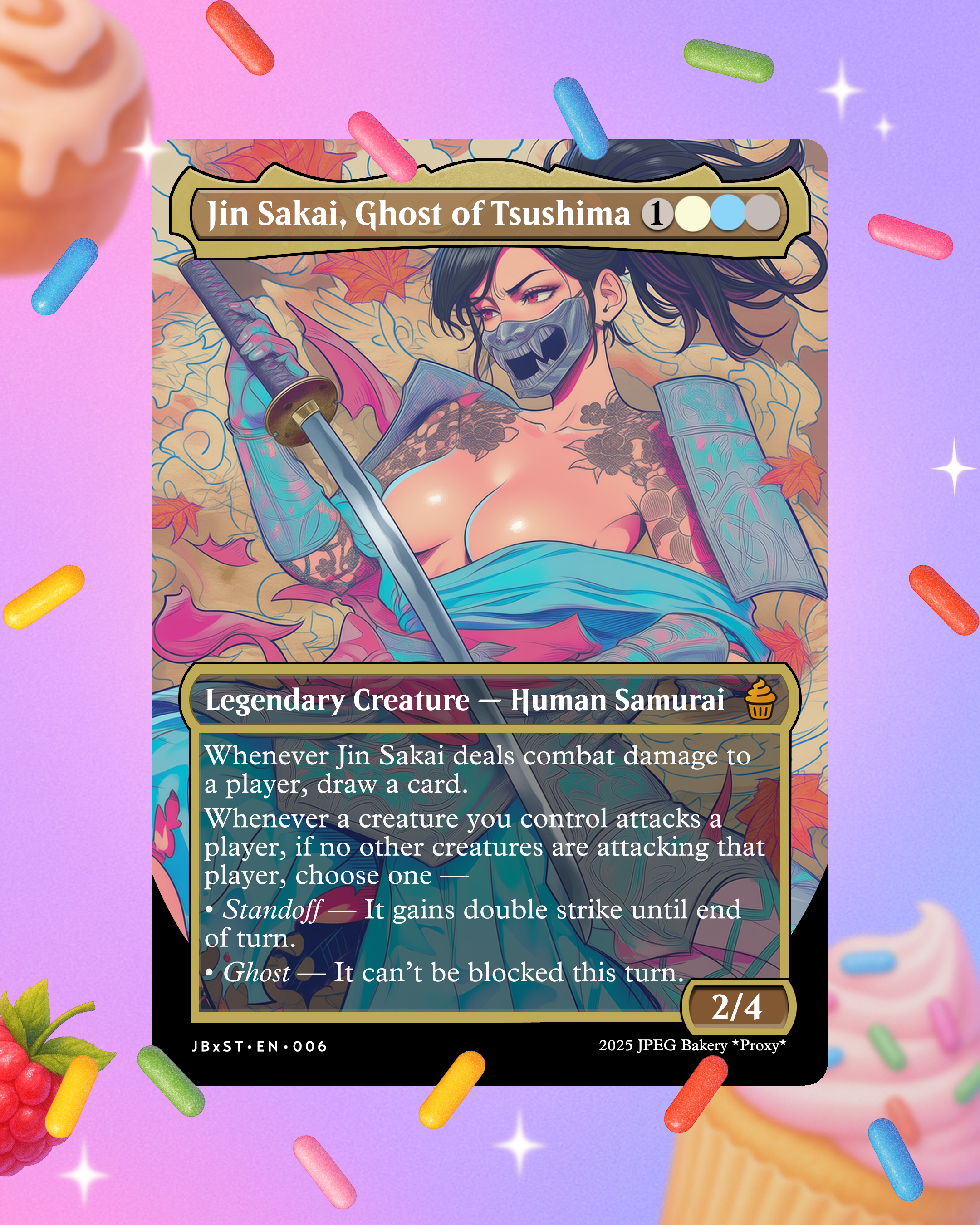 Jin Sakai | Premium Proxy Art Card EDH