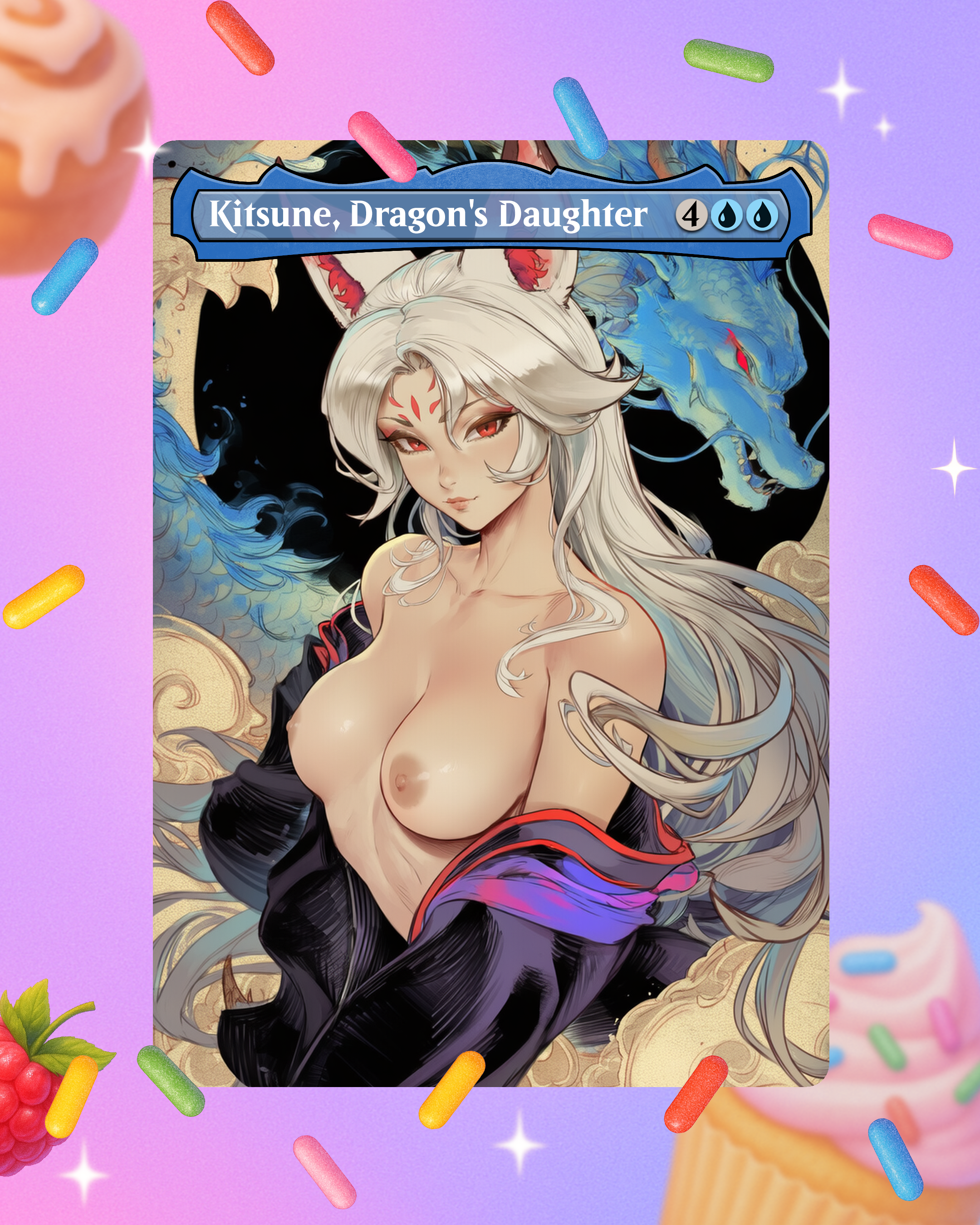 Kitsune, Dragon's Daughter | Double-Sided 🍑