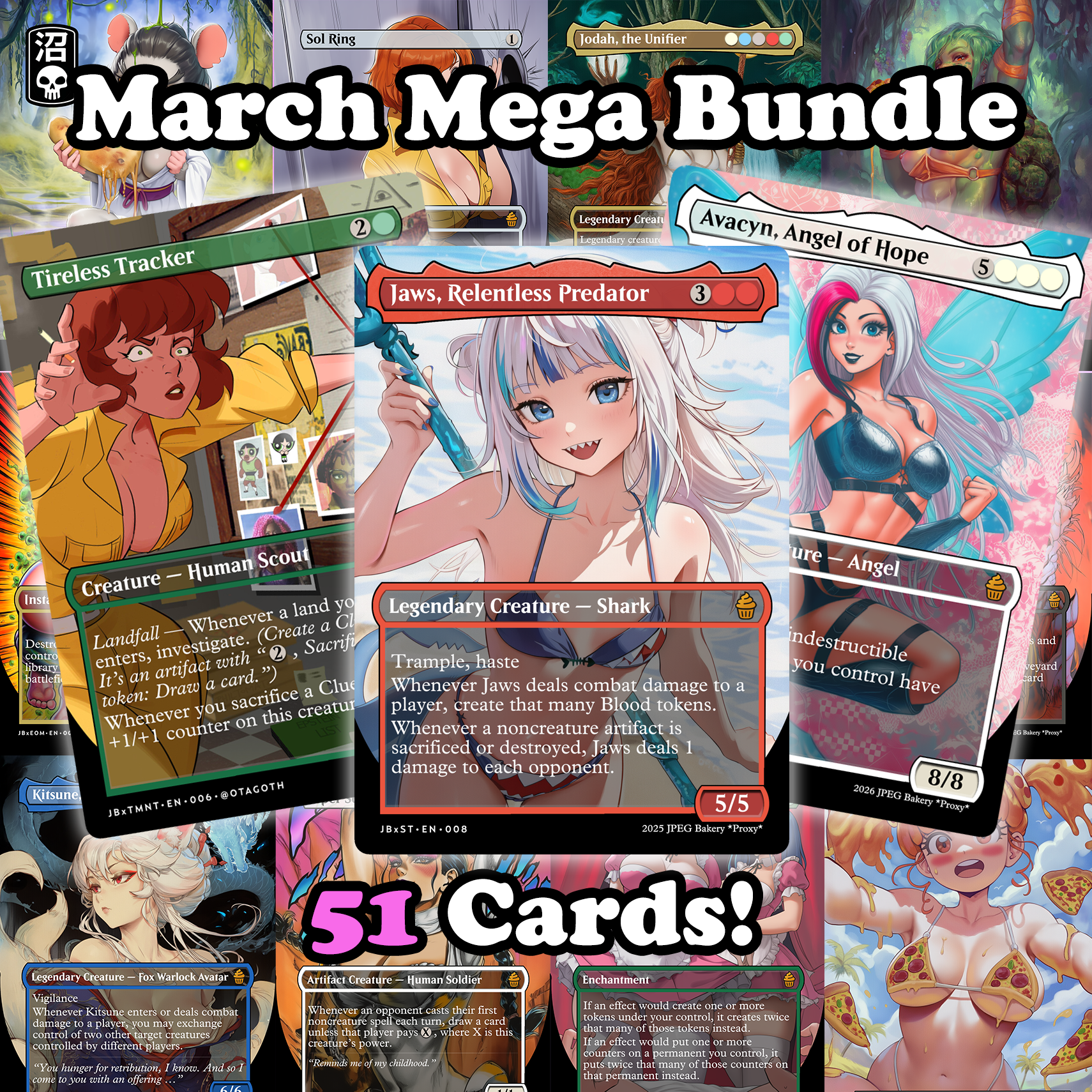 March Mega Bundle! 51 Double Sided Cards 🍑