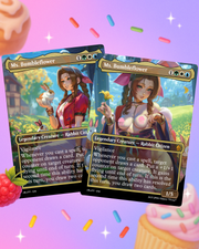 Ms. Bumbleflower | MTG x Final Fantasy Aerith Waifu Proxy Card