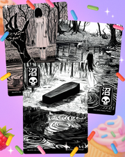 Junji Ito Horror Swamps | Double Sided Cards 🍑