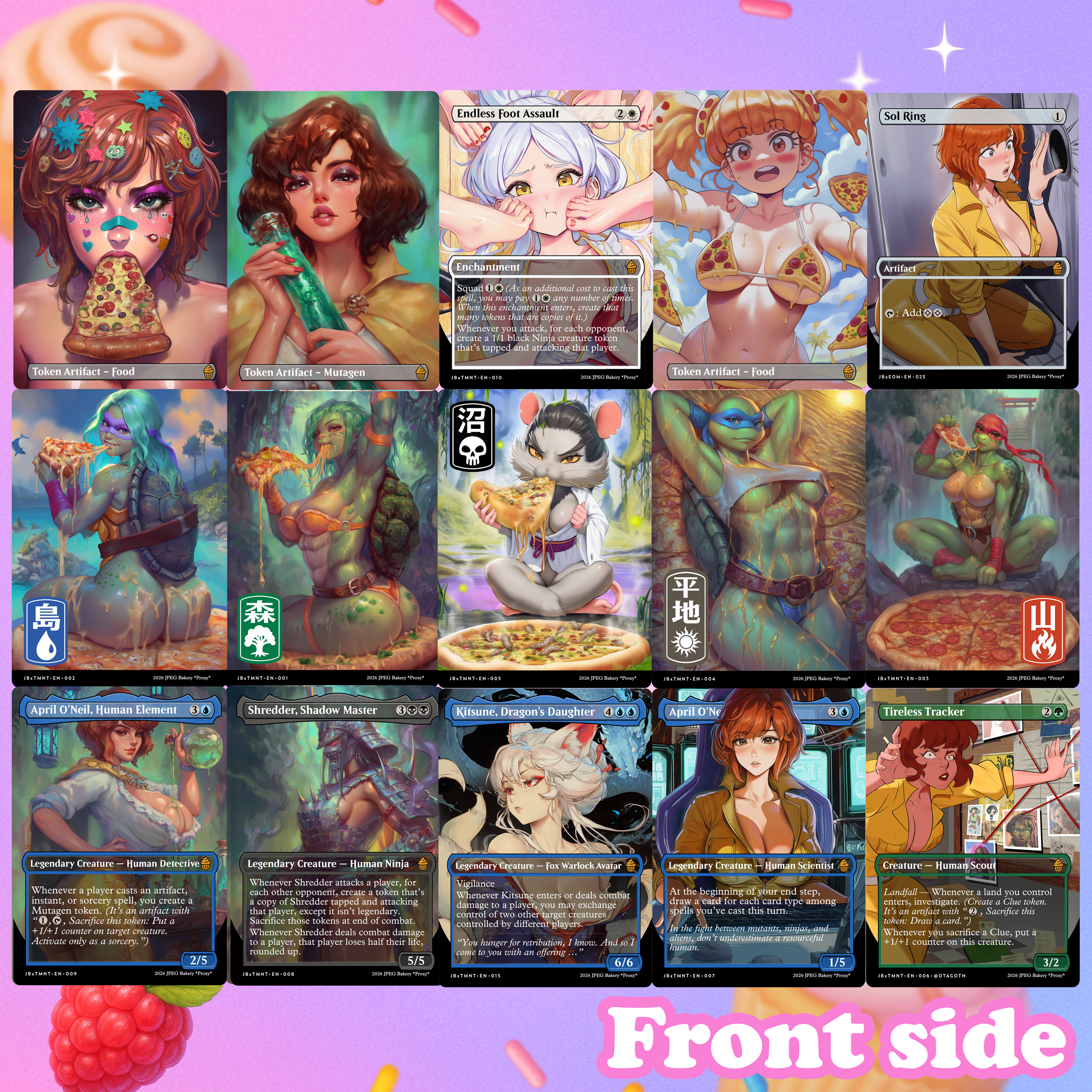 TMNT Commander Bundle! 15 Double Sided Cards 🍑