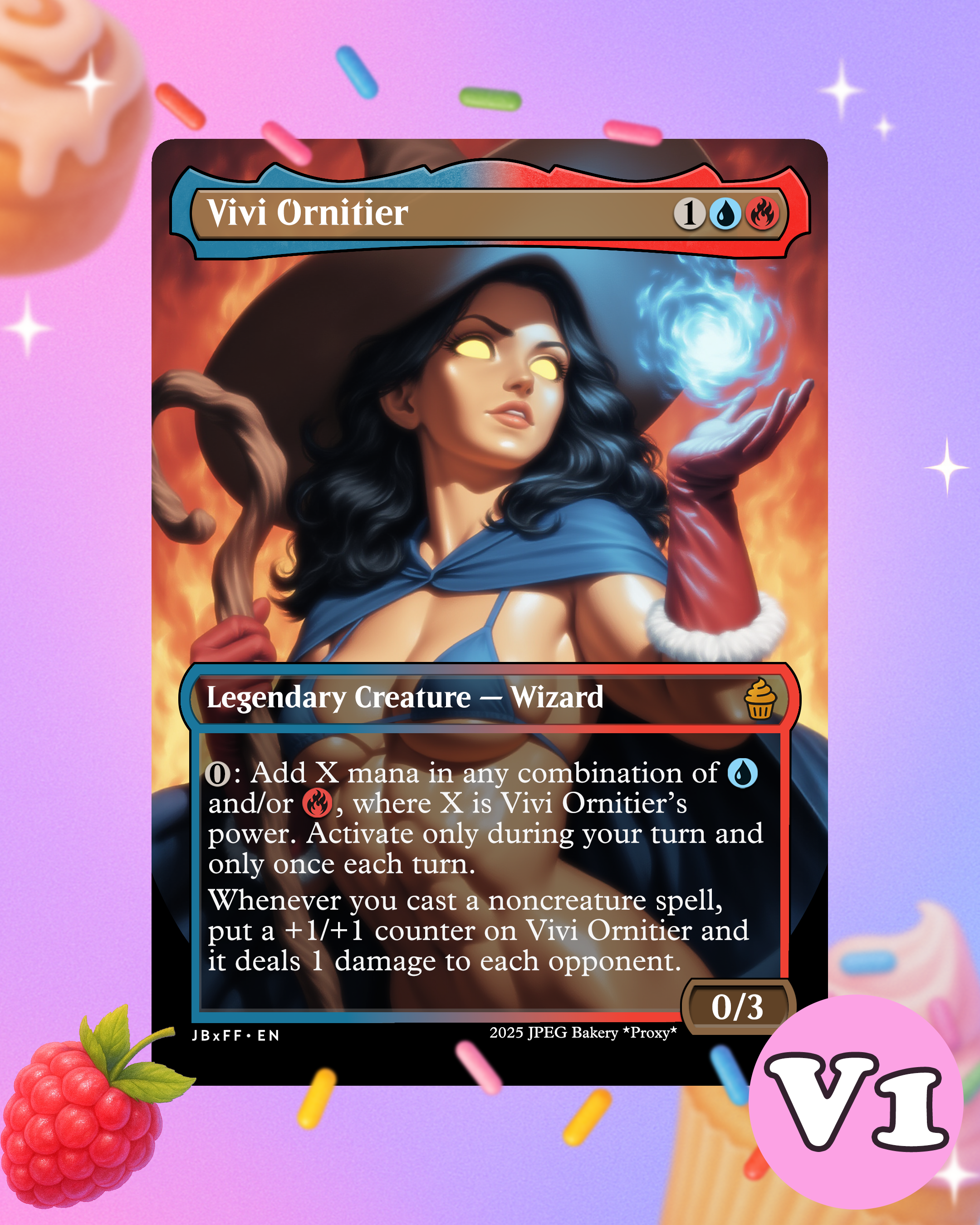 Vivi Ornitier | Retro Fantasy Art Variation
